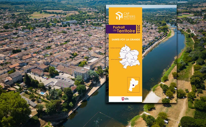 La couverture du portrait de territoire de Sainte Foy La Grande