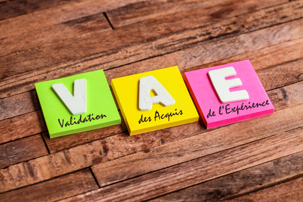 VAE, 3 lettres qui signifient Validation des Acquis de l'Expérience