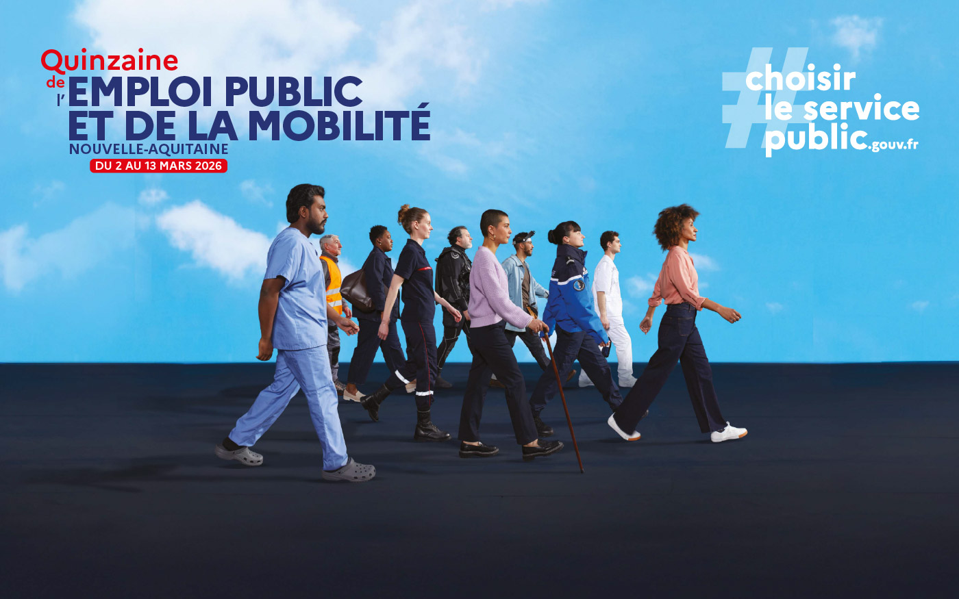 Du 2 au 13 mars 2026 a lieu la Quinzaine de l'emploi public et de la mobilité en Nouvelle-Aquitaine