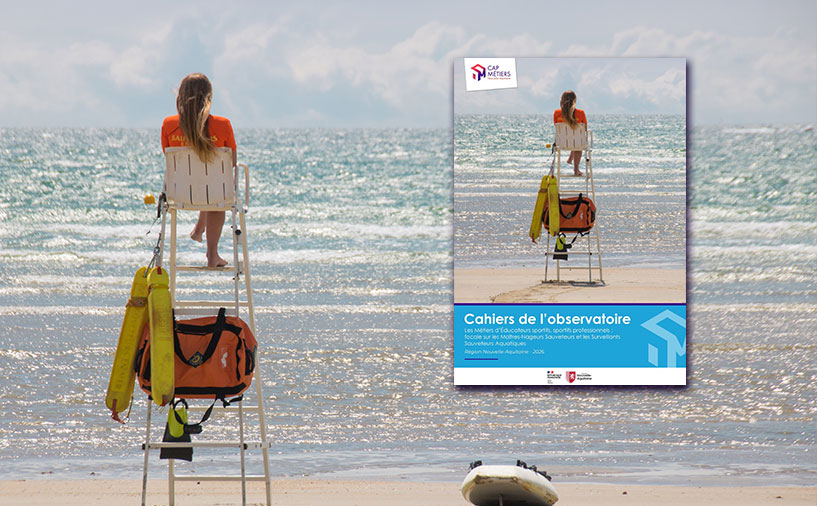 L'observatoire de Cap Métiers publie une étude sur le métier de maître nageur en Nouvelle-Aquitaine.
